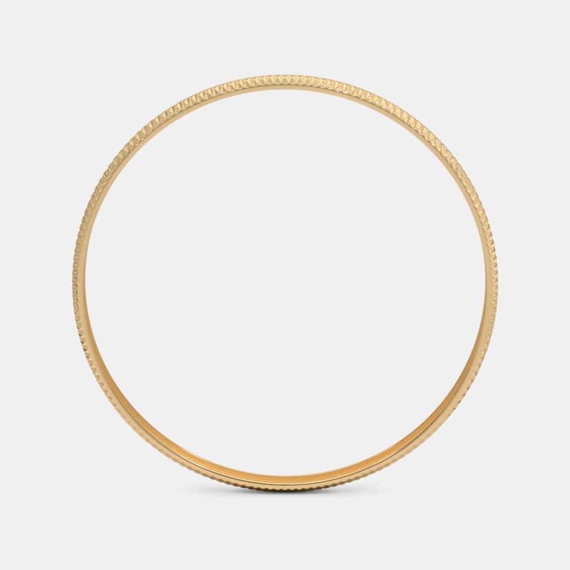 The Tesni Textured Round Bangle - image 6