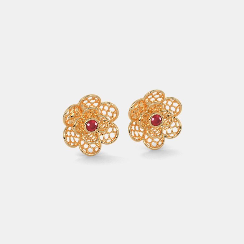 The Camilla Lattice Stud Earrings - image 6