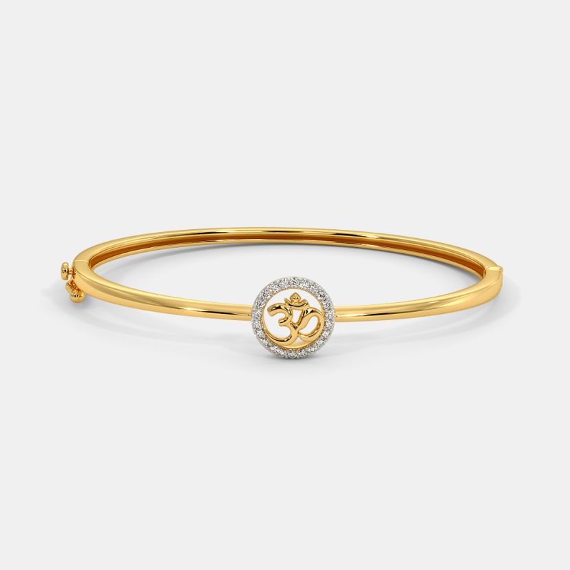 The Om Oval Bangle - image 4