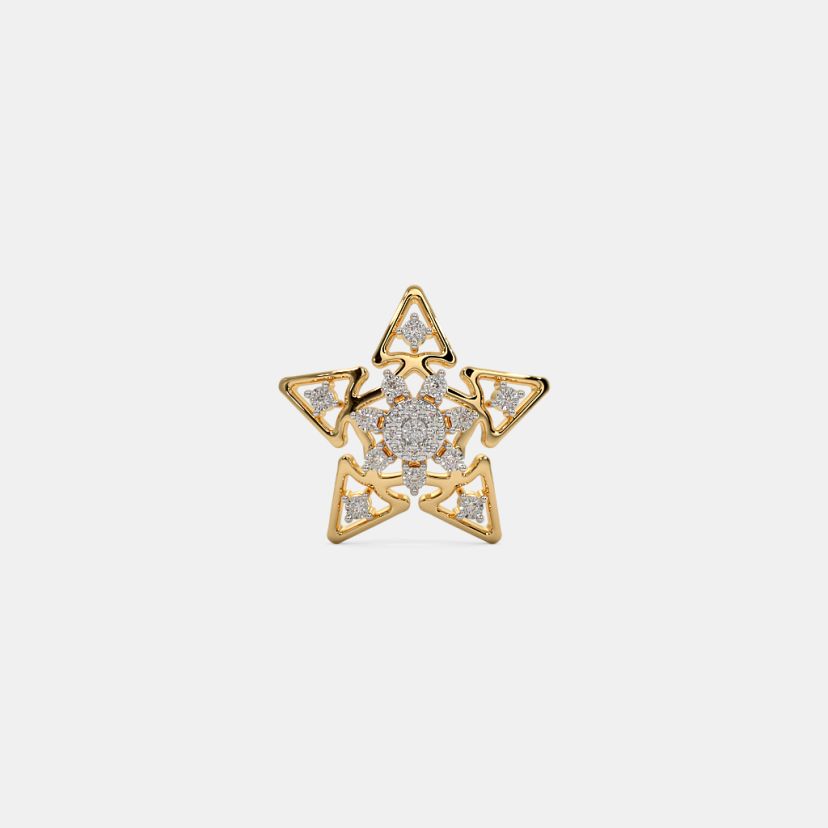 The Floral Star Stud Earrings - image 5