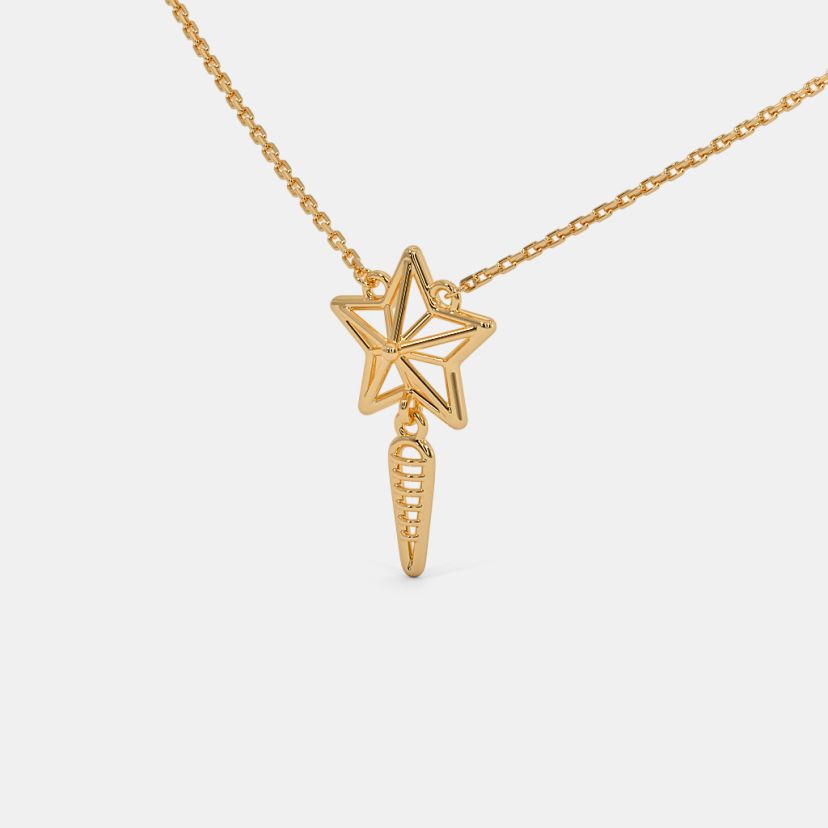 The Star Drop Pendant Necklace - image 1