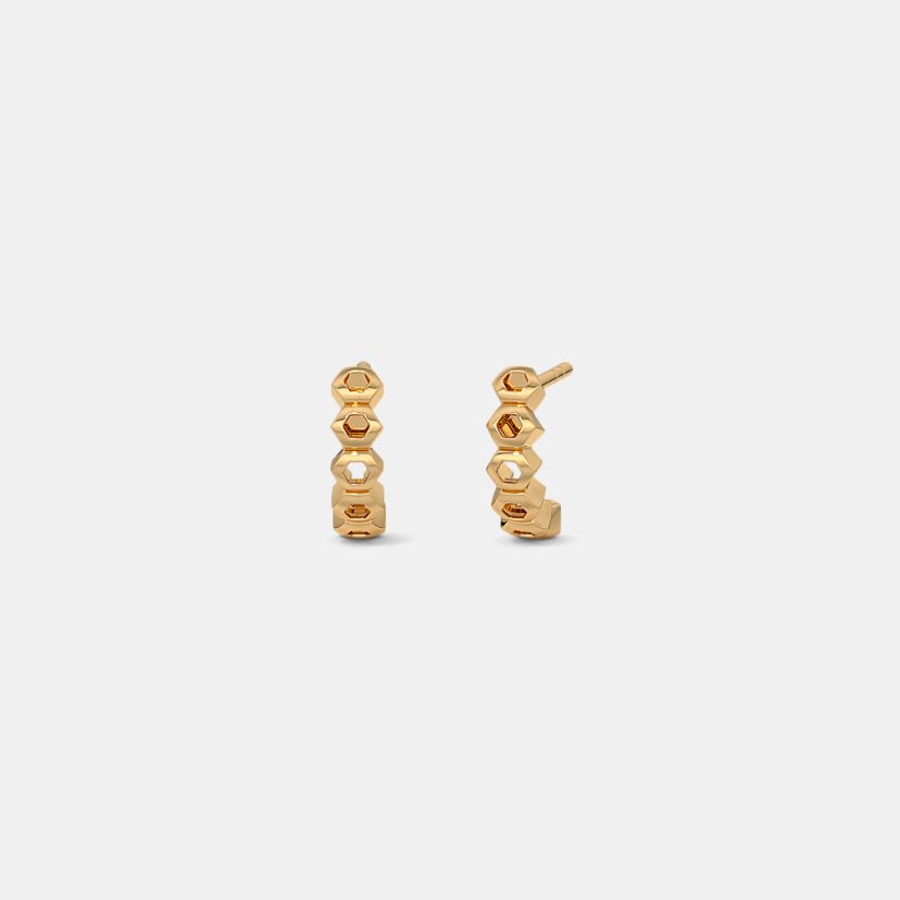 The Peppy Petal Kids J Hoop Earrings - image 1
