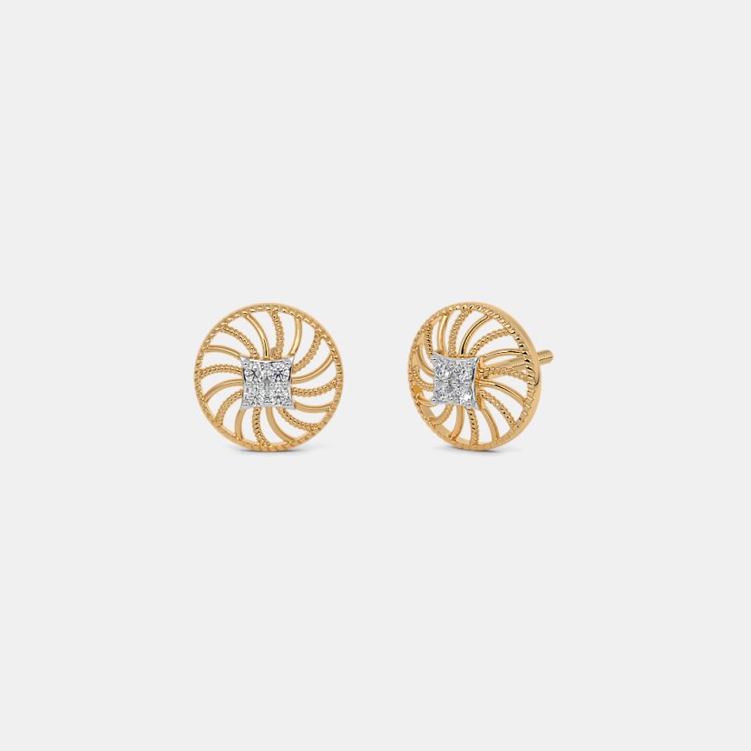 The Silkline Stud Earrings - image 1