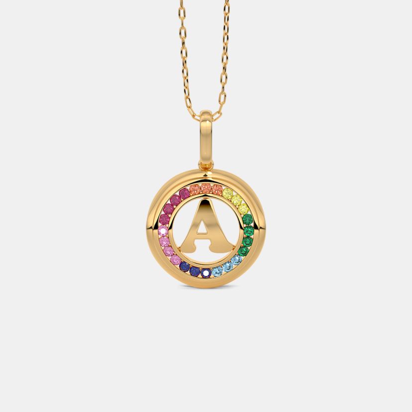 The Vibralett A Initial Pendant - image 5