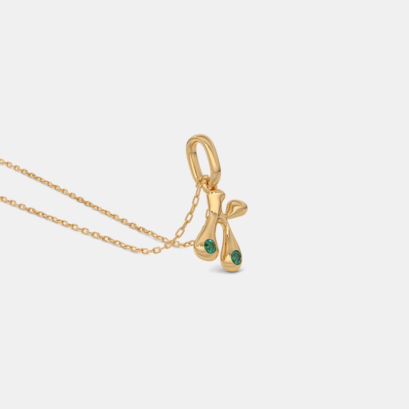 The Kenza K Initial Pendant - image 7