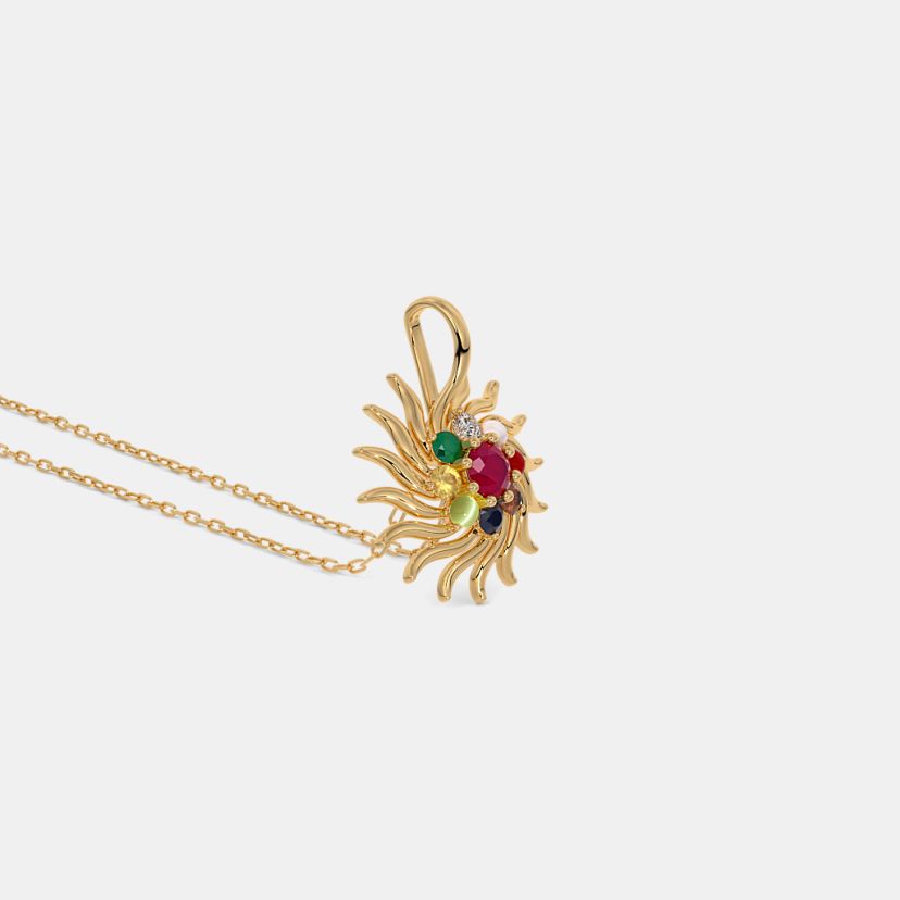 The Flamara Navaratna Pendant - image 7