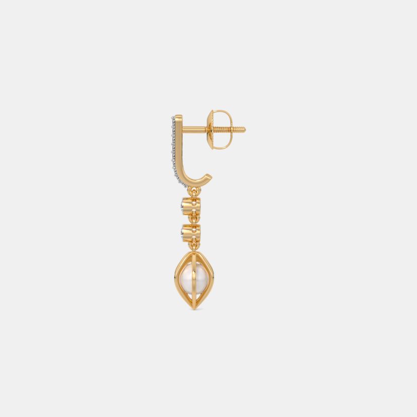The Nacrisse Dangle Hoop Earrings - image 5