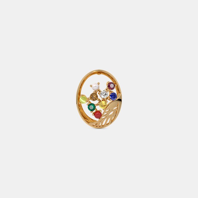 The Ratania Navaratna Stud Earrings - image 7