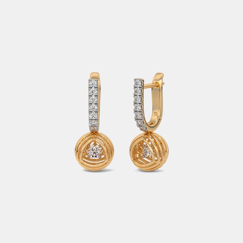 The Rhyza Dangle Hoop Earrings - image 1