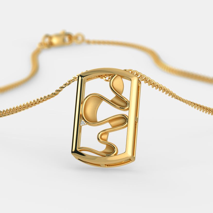 The Techno Abstract Pendant - image 1