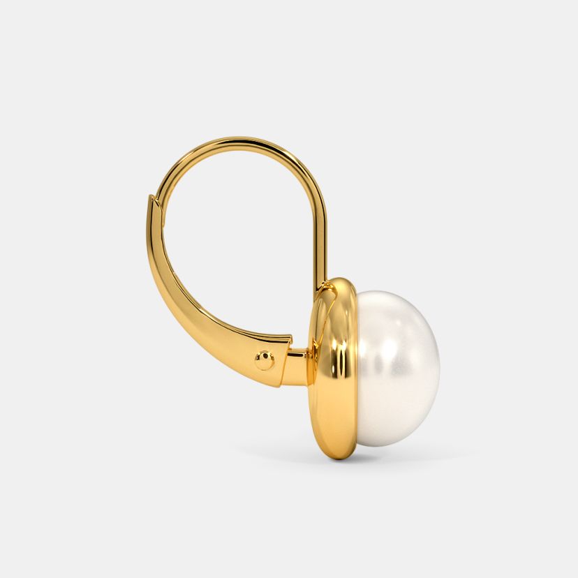 The Baggy Pearl Hoop Earrings - image 7
