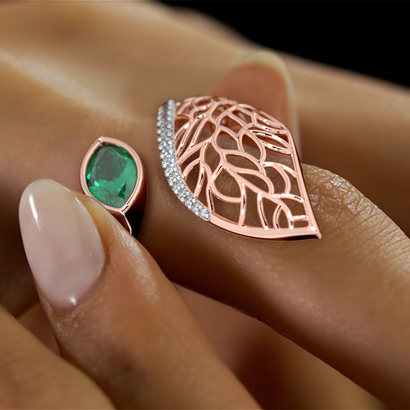 The Miriam Statement Ring - image 6