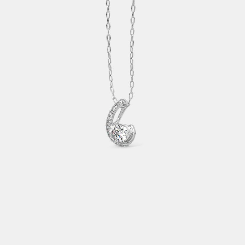 The Orienna Solitaire Pendant - image 4