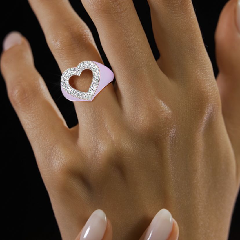The Lavender Heart Ring - image 4