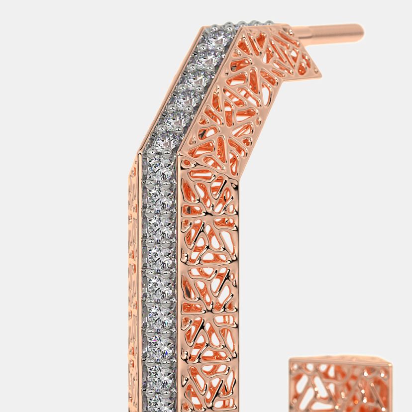 The Velvet Vista J Hoop Earrings - image 5