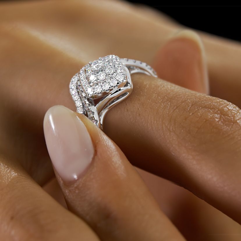 The Eldon Bridal Ring Set - image 6