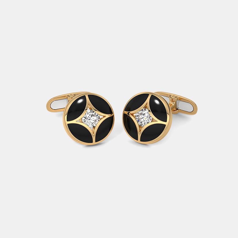 The Nyxia Solitaire Cufflinks - image 1