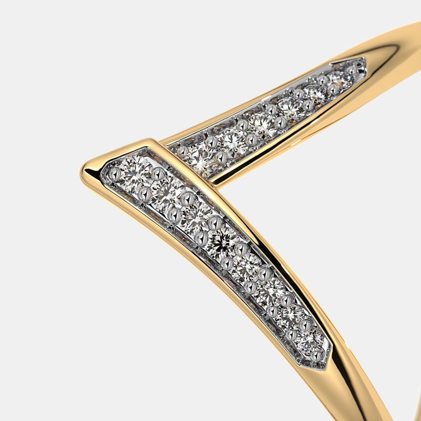 The Carla Chevron Ring - image 5