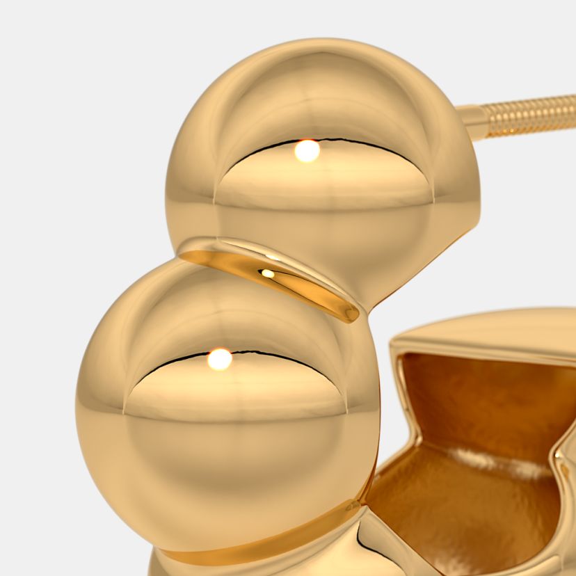 The Nacre J Hoop Earrings - image 4