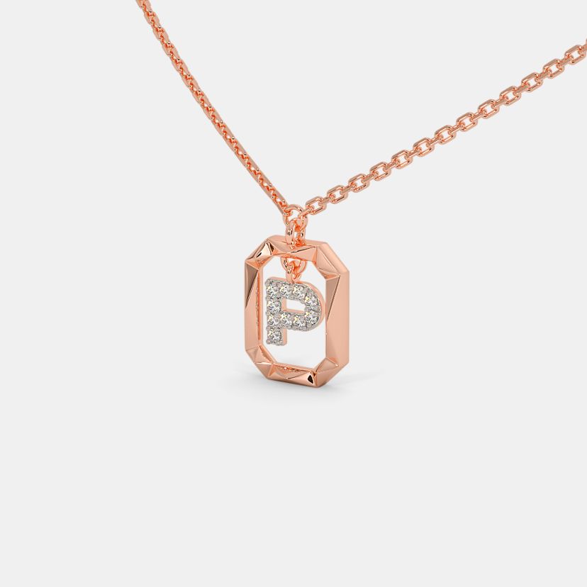 The Swiing P Initial Necklace - image 1