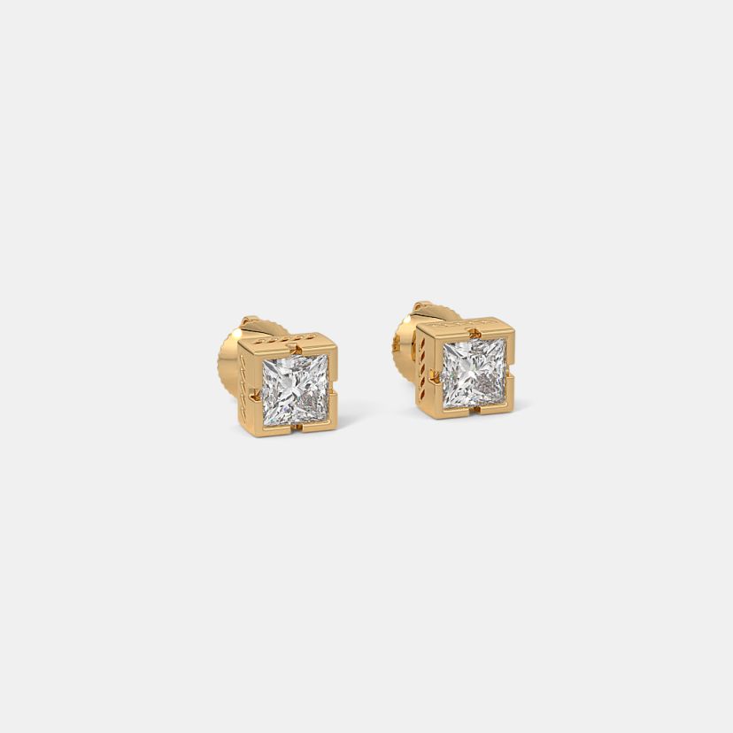 The Dearest Solitaire Stud Earrings - image 6