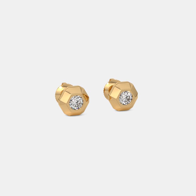 The Beetle Solitaire Earrings - image 6