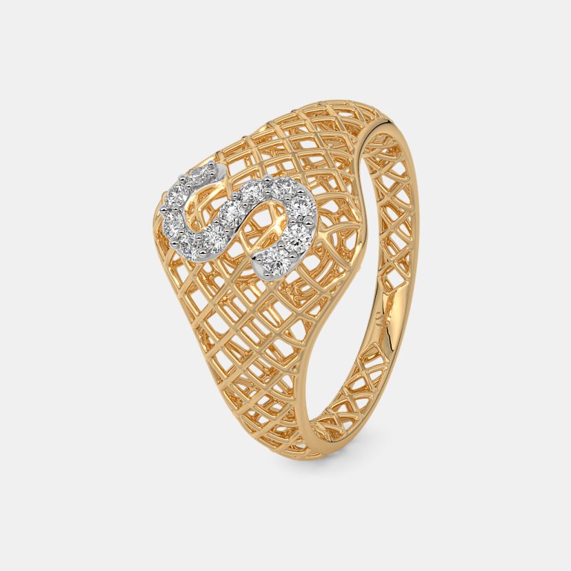 The Plump S Initial Ring - image 1