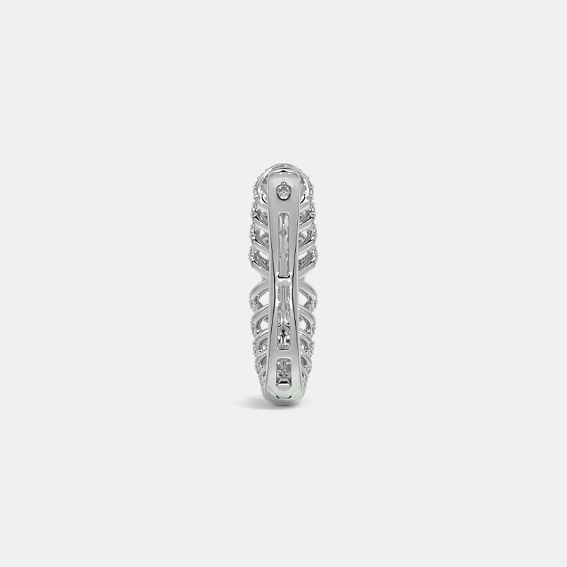 The Sheona Solitaire Hoop Earrings - image 8