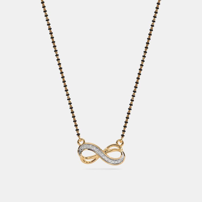 The Leesha Infinity Mangalsutra Pendant - image 1