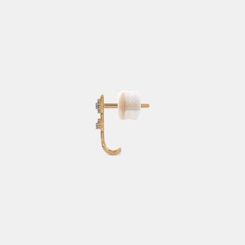 The Starburst J Hoop Earrings - image 8