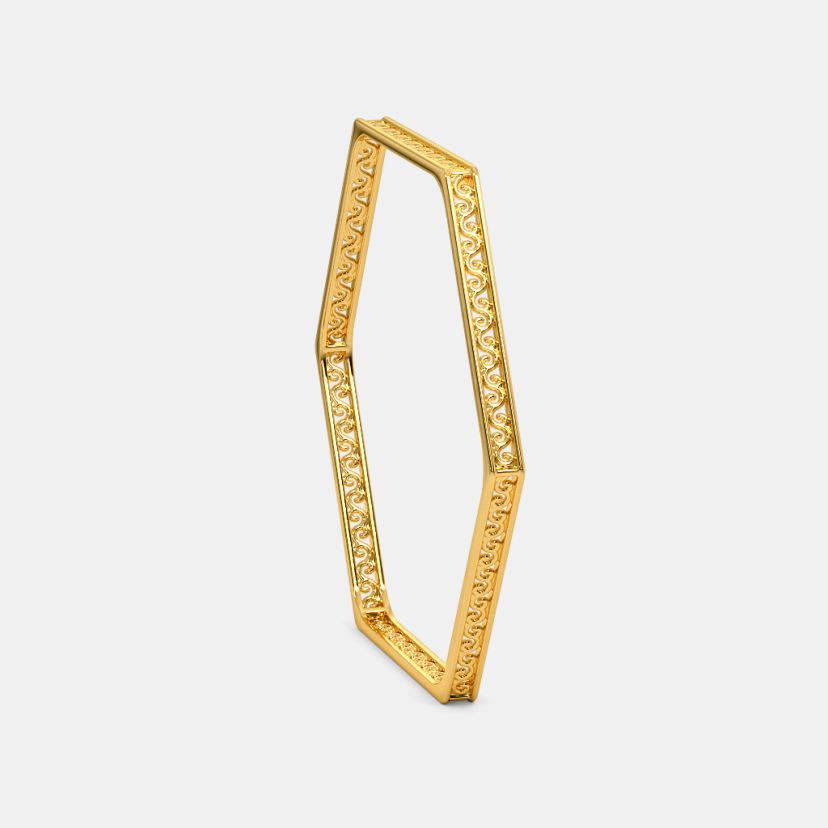 The Alani Hexagon Bangle - image 5
