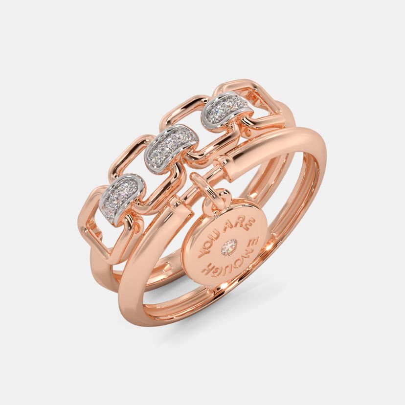 The Natana Stackable Charm Ring - image 1