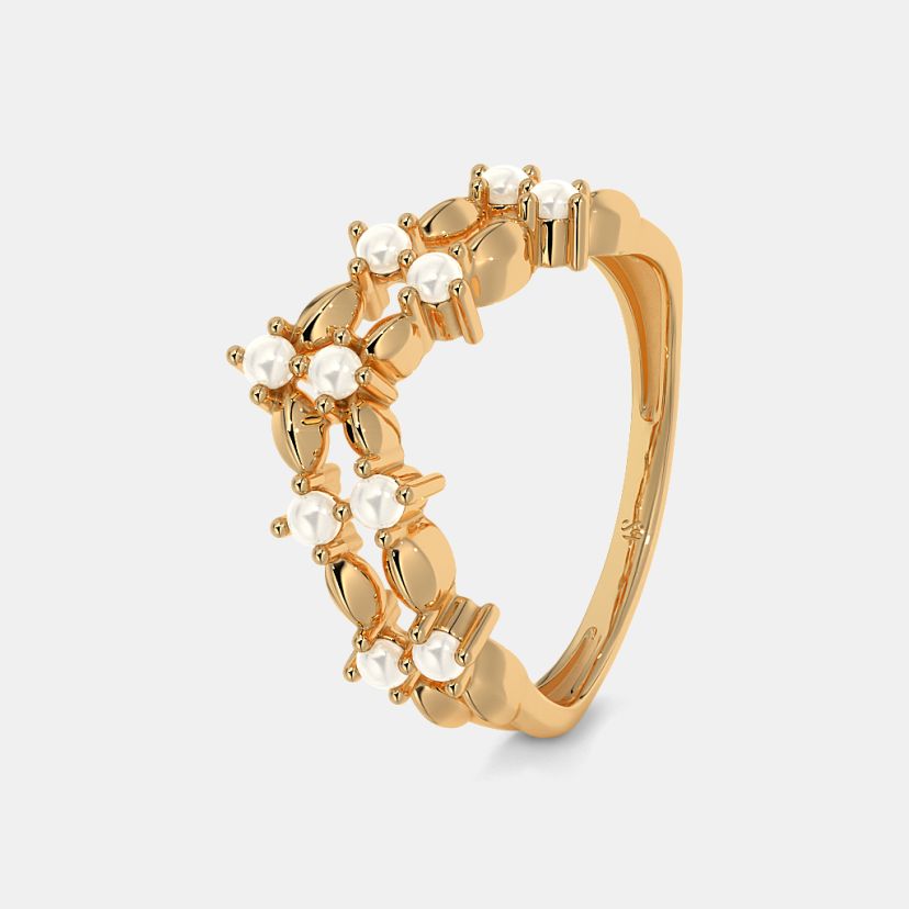 The Perrine Chevron Ring - image 1