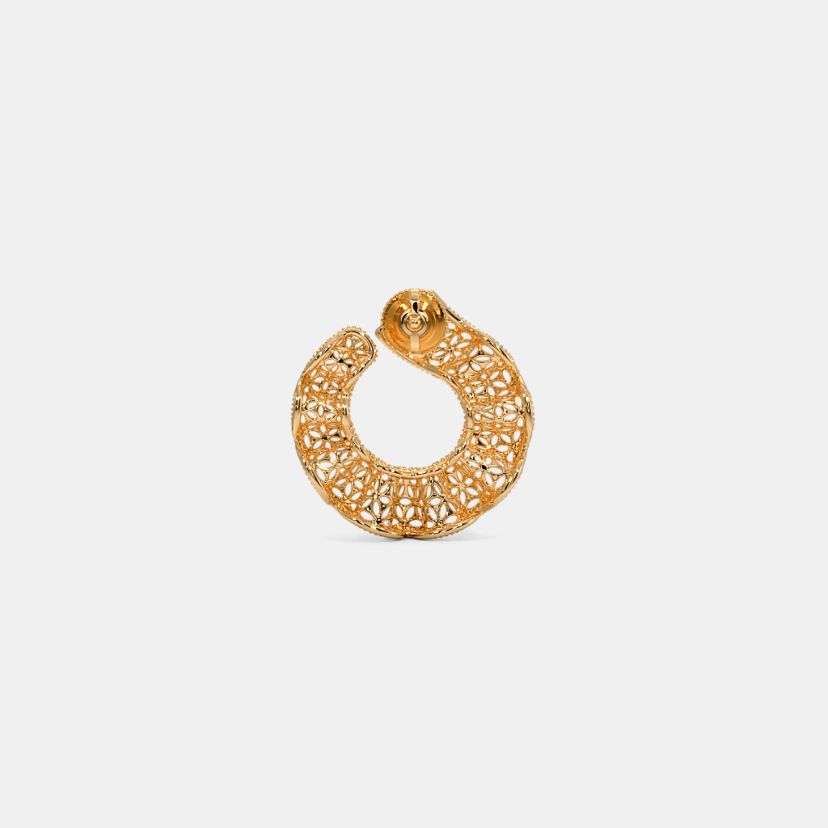The Helene Orange Peel Earrings - image 6