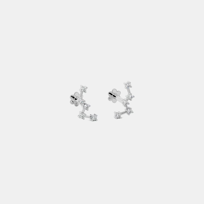 The Cassiopeia Constellation Multi Pierced Stud Earrings - image 5