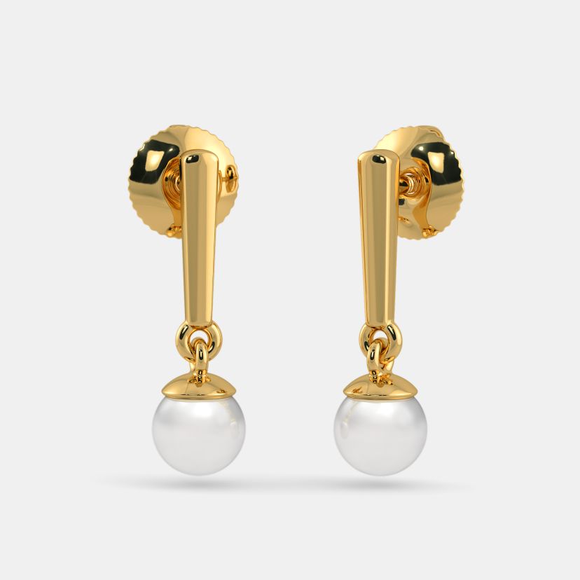 Buy 200+ Pearl Studded Gold Earrings Designs Online BlueStone