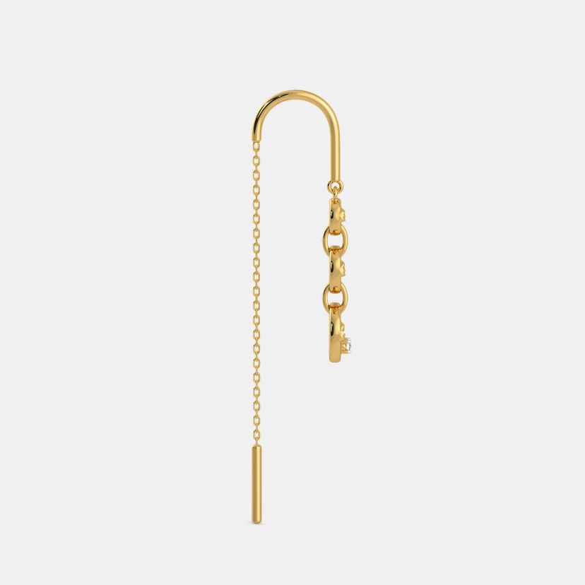 The Sleek Ringlet Sui Dhaga Earrings - image 6