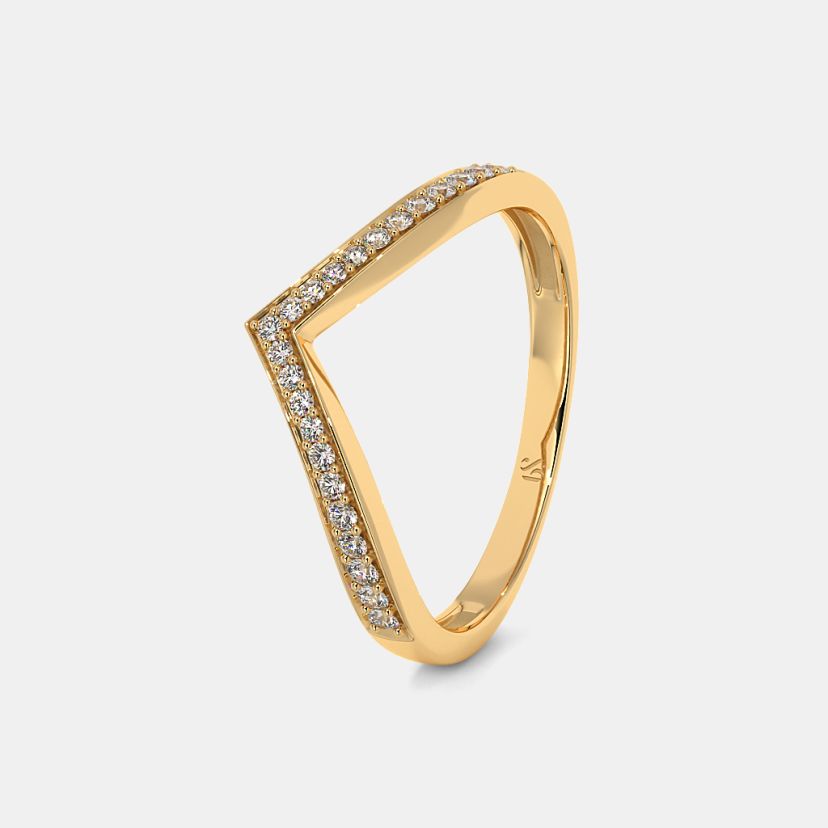 The Ellaine Chevron Ring - image 1