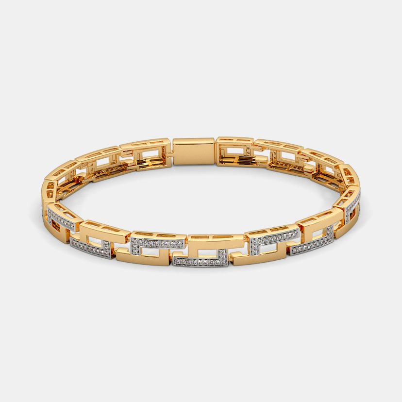 Blue stone mens bracelet new arrivals