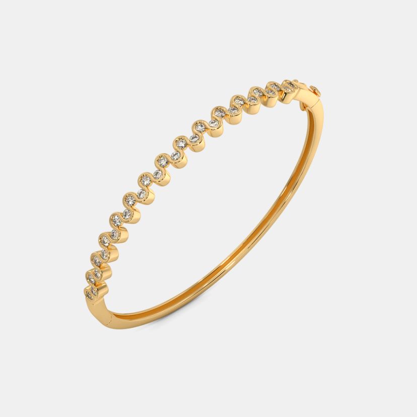 The Wavelet Oval Bangle - image 1