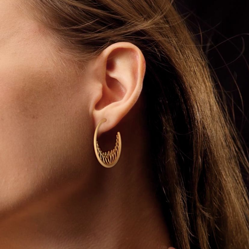 The Yantre Hoop Earrings - image 3