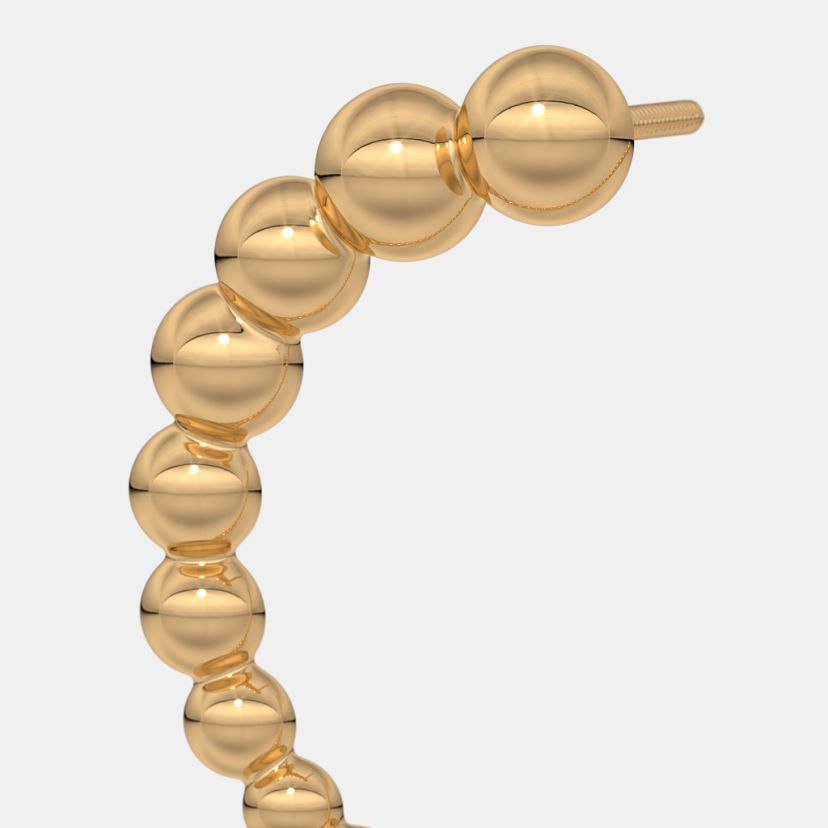 The Wontony Orange Peel Hoop Earrings - image 4