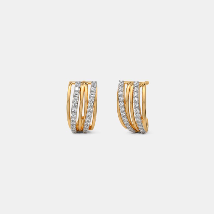 The Elunari Huggie Earrings - image 1