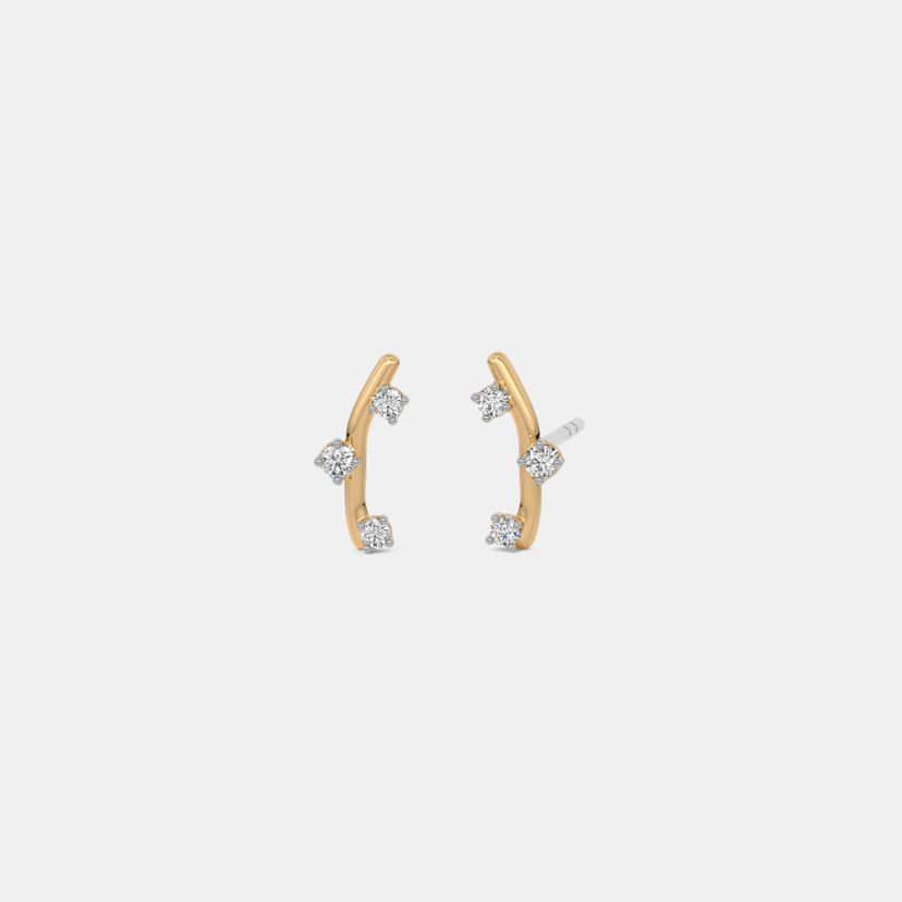 The Zoryelle Multi Pierced Stud Earrings - image 1