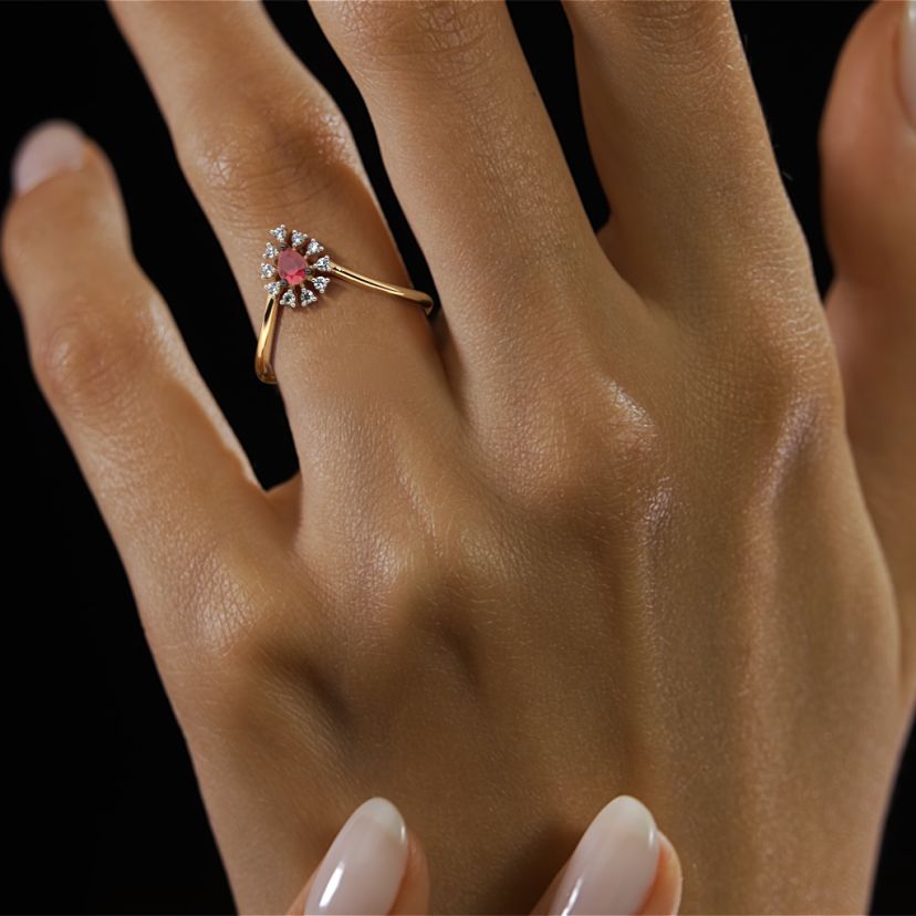 The Ingrid Chevron Ring - image 4