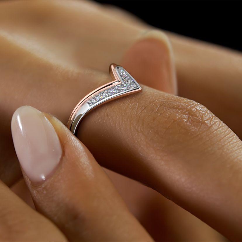 The Francoise Chevron Ring - image 6