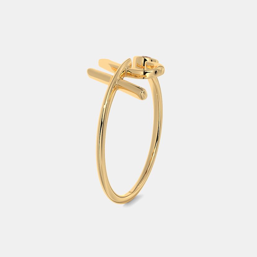 The Rhosyn Script H Ring - image 9