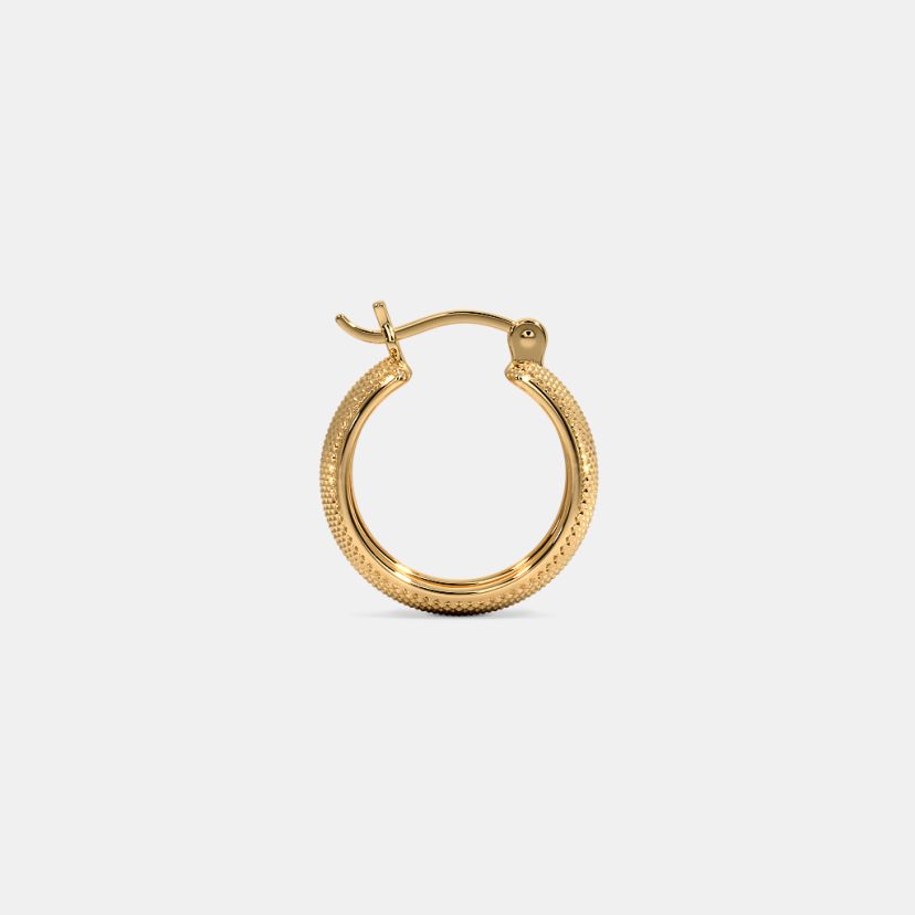 The Ofira Textured Hoop Earrings - image 7
