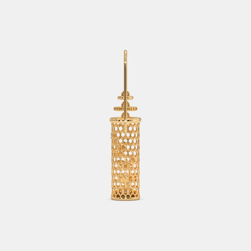 The Cylinder Jali Hook Earrings - image 6
