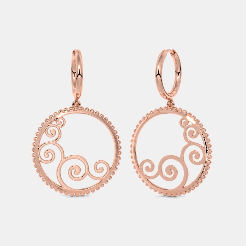 The Matthias Dangle Hoop Earrings - image 1